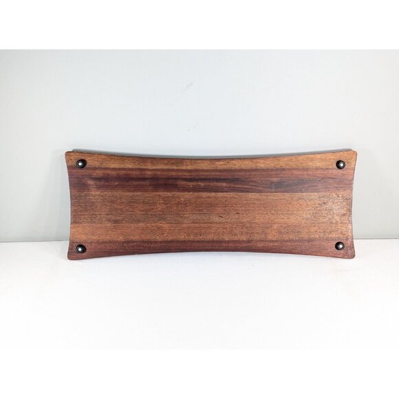 Vintage charcuterie board with inset tile, wooden cheese tray, decorative wooden - Picture 8 of 10